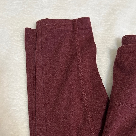 Hippie Rose Burgundy Leggings - Picture 3 of 4
